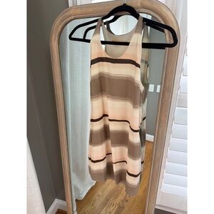 Alice + Olivia Silk Striped Mini Dress
